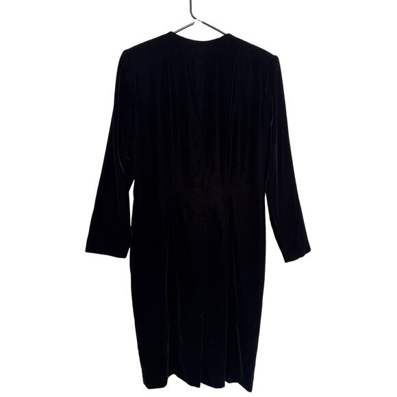 American Vintage SF Nights by Anita Kantor velvet formal dress large - Picture 2 of 16
